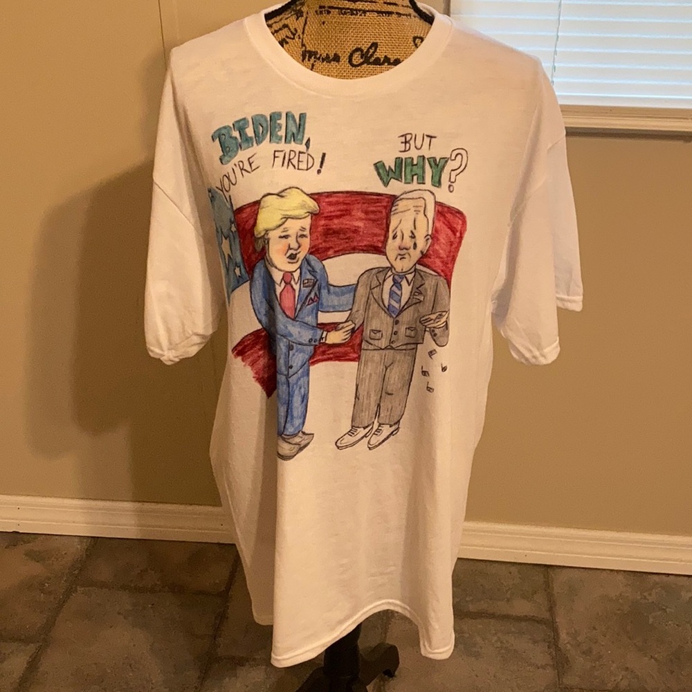 Trump & Biden custom made t shirt